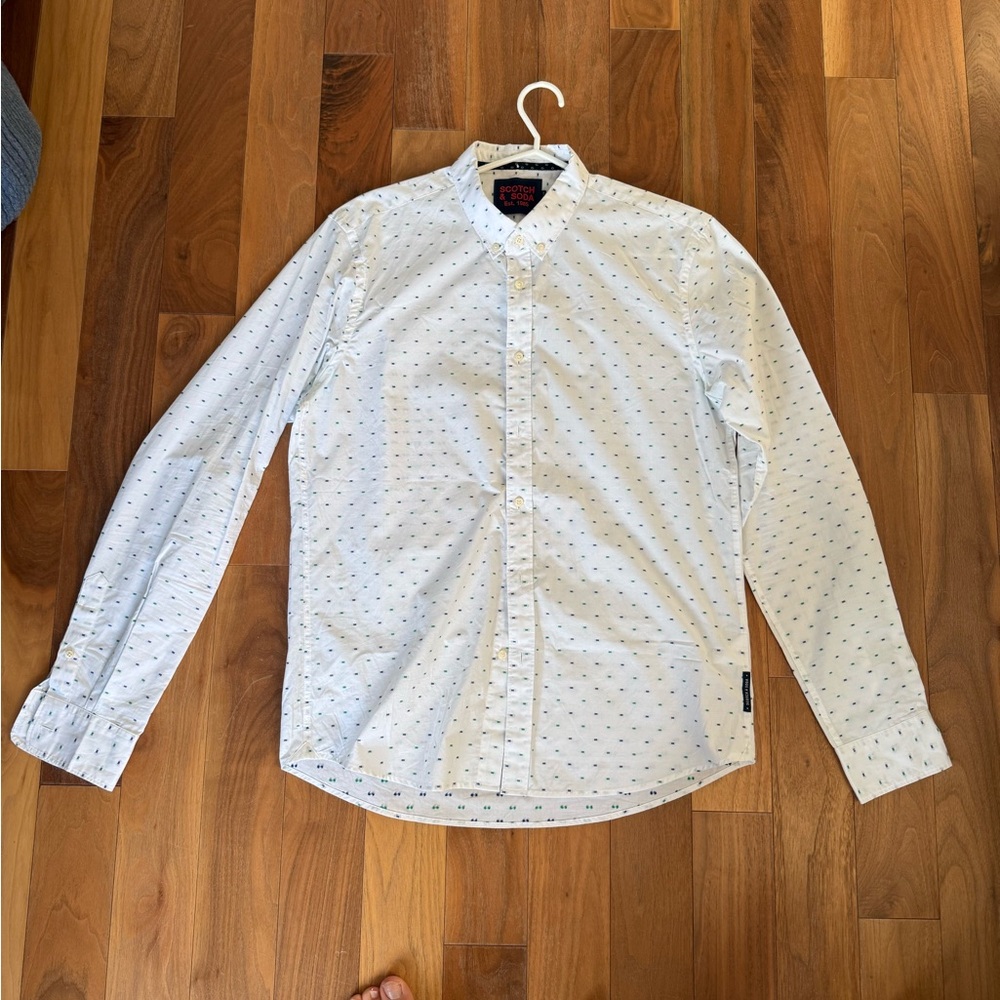 Scotch & Soda White check Men's Shirt